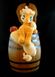 Size: 928x1304 | Tagged: safe, artist:whiteheather, applejack, irl, photo, plushie