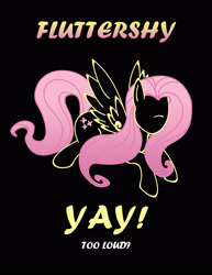 Size: 2550x3300 | Tagged: safe, artist:blue-fayt, fluttershy, pegasus, pony, female, mare, pink mane, solo, yellow coat