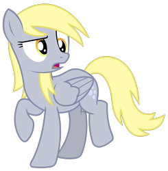 Size: 2078x2122 | Tagged: safe, artist:sketchmcreations, derpy hooves, pegasus, pony, rock solid friendship, confused, female, mare, open mouth, simple background, solo, transparent background, vector