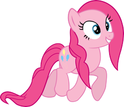 Size: 4679x4069 | Tagged: safe, artist:slb94, pinkie pie, earth pony, pony, absurd resolution, simple background, solo, transparent background, vector, wet mane