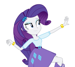 Size: 3920x3500 | Tagged: safe, artist:ponyalfonso, rarity, equestria girls, bracelet, clothes, female, jewelry, raised eyebrow, simple background, sitting, skirt, solo, transparent background, vector, wristband