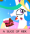 Size: 296x334 | Tagged: safe, princess celestia, alicorn, pony, cake, cakelestia, eating, female, forty keks, frown, hoof hold, kek, mare, meme, messy eating, open mouth, reaction image, solo, wide eyes