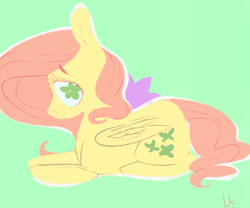 Size: 1997x1663 | Tagged: safe, artist:poniebones, fluttershy, pegasus, pony, female, mare, solo, wingding eyes