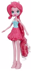Size: 712x1600 | Tagged: safe, pinkie pie, equestria girls, doll, feet, molded hair, official, ponied up, solo, toy