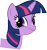 Size: 684x731 | Tagged: safe, artist:jeurobrony, derpibooru import, twilight sparkle, derp, derplight sparkle, simple background, solo, transparent background, twiface, vector