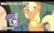 Size: 960x600 | Tagged: safe, edit, edited screencap, screencap, applejack, maud pie, earth pony, pony, maud pie (episode), caption, fetish, hub logo, image macro, meme, reaction image, shocked, that is my fetish