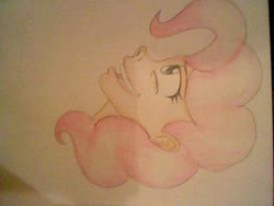 Size: 274x206 | Tagged: safe, artist:rainbowdash-swag, pinkie pie, human, humanized, traditional art