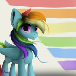 Size: 2000x2000 | Tagged: safe, artist:mahexa, derpibooru import, rainbow dash, pegasus, pony, female, mare, signature, solo