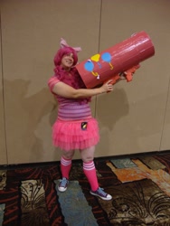 Size: 3000x4000 | Tagged: safe, pinkie pie, human, cosplay, irl, irl human, party cannon, photo