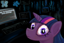 Size: 1800x1200 | Tagged: safe, artist:shade-os, derpibooru import, twilight sparkle, computer, solo