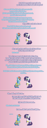 Size: 504x1357 | Tagged: safe, artist:verve, derpibooru import, rainbow dash, rarity, pegasus, pony, unicorn, the end in friend, ..., ain't never had friends like us, arabian nights, ask generous genie rarity, comic, female, genie, gradient background, mare, pixel art, sitting