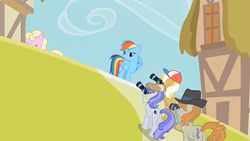 Size: 1920x1080 | Tagged: safe, derpibooru import, screencap, rainbow dash, pegasus, pony, the mysterious mare do well, photo