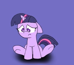 Size: 690x608 | Tagged: safe, artist:oaquao, derpibooru import, twilight sparkle, sad, solo