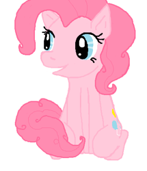 Size: 375x437 | Tagged: safe, artist:curiiosiity, pinkie pie, earth pony, pony, solo