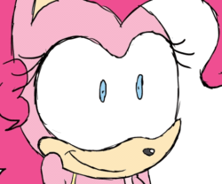 Size: 480x400 | Tagged: dead source, safe, artist:atomiclance, pinkie pie, anthro, animated, caffeine, coffee, sonic the hedgehog (series), sonicified, style emulation, vibrating