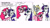 Size: 2000x1125 | Tagged: safe, artist:gingerfoxy, derpy hooves, pinkie pie, rarity, earth pony, pony, unicorn, pony comic generator, comic, pinkie costume, pinkie pie suit, pony costume, ponysuit