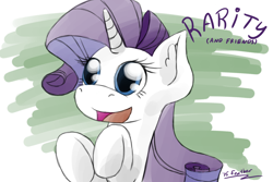 Size: 1280x854 | Tagged: safe, artist:feather, rarity, pony, unicorn, female, horn, mare, solo, white coat