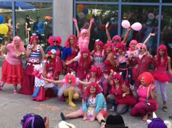 Size: 2592x1936 | Tagged: safe, artist:kyley, pinkie pie, human, too many pinkie pies, cosplay, irl, irl human, photo