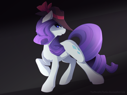 Size: 4000x3000 | Tagged: safe, artist:thenornonthego, rarity, pony, unicorn, rarity investigates, detective rarity, hat, solo