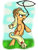 Size: 480x640 | Tagged: safe, artist:eirofox, applejack, earth pony, pony, lasso, mouth hold, rearing, solo, upright