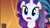 Size: 1280x720 | Tagged: safe, screencap, rarity, pony, unicorn, female, horn, mare, purple mane, shocked, solo, white coat