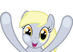 Size: 3410x2431 | Tagged: safe, artist:ocarina0ftimelord, derpy hooves, pegasus, pony, female, fourth wall pose, mare, simple background, solo, transparent background, vector