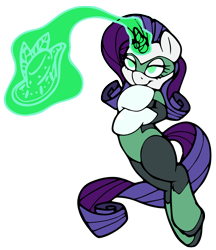 Size: 2300x2667 | Tagged: safe, artist:dfectivedvice, artist:edcom02, rarity, pony, unicorn, crossover, dc comics, green lantern, horn ring, simple background, solo, superhero, transparent background