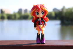 Size: 6000x4000 | Tagged: safe, artist:artofmagicpoland, sunset shimmer, equestria girls, cute, doll, equestria girls minis, shimmerbetes, solo, toy, wallpaper