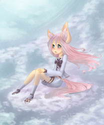 Size: 3500x4200 | Tagged: safe, artist:shedence, fluttershy, anthro, human facial structure, solo