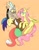 Size: 1024x1318 | Tagged: dead source, safe, artist:rainbowlover001, discord, fluttershy, pegasus, pony, discoshy, female, male, shipping, straight