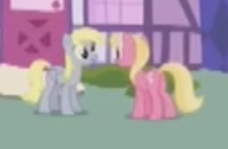 Size: 354x232 | Tagged: safe, screencap, derpy hooves, lily, lily valley, pony, discordant harmony, cropped