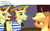 Size: 612x380 | Tagged: safe, edit, edited screencap, screencap, applejack, flam, flim, earth pony, pony, leap of faith, 1000 hours in ms paint, 420, greentext, marijuana, ms paint, text