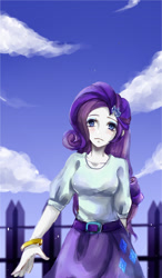 Size: 700x1200 | Tagged: safe, artist:xing, rarity, equestria girls, pixiv, solo