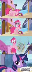 Size: 1280x2880 | Tagged: safe, artist:stratusxh, derpibooru import, pinkie pie, twilight sparkle, earth pony, pony, comic, government, party cannon