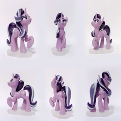 Size: 2000x2000 | Tagged: safe, artist:nightmare331, starlight glimmer, pony, unicorn, charity, charity auction, craft, female, galacon, galacon 2018, grin, irl, mare, photo, plot, raised leg, sculpture, signed, smiling, solo, starlight glimmer day