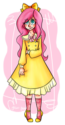 Size: 792x1512 | Tagged: safe, artist:yerblues99, fluttershy, human, humanized, lolita fashion, sailor lolita, solo