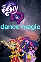 Size: 1021x1536 | Tagged: safe, editor:php77, sci-twi, sunset shimmer, twilight sparkle, dance magic, equestria girls, spoiler:eqg specials