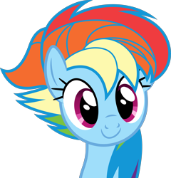 Size: 4803x5000 | Tagged: safe, artist:dashiesparkle, derpibooru import, edit, rainbow dash, castle sweet castle, .svg available, absurd resolution, alternate hairstyle, punklight sparkle, recolor, simple background, smiling, solo, transparent background, vector