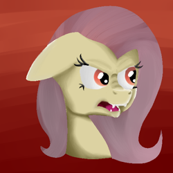 Size: 512x512 | Tagged: safe, artist:epiclunadragon, fluttershy, pegasus, pony, female, flutterbat, mare, solo