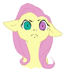 Size: 397x400 | Tagged: artist needed, safe, fluttershy, pegasus, pony, code geass, crossover, heterochromia, solo