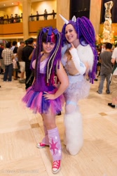 Size: 1068x1600 | Tagged: safe, derpibooru import, rarity, twilight sparkle, human, cosplay, irl, irl human, photo