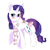 Size: 600x600 | Tagged: safe, artist:adostume, rarity, pony, unicorn, blushing, clothes, scarf, simple background, solo, tail bow