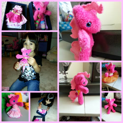 Size: 1024x1024 | Tagged: safe, artist:catzilerella, pinkie pie, irl, photo, plushie