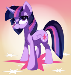 Size: 1554x1642 | Tagged: safe, artist:pepooni, derpibooru import, twilight sparkle, twilight sparkle (alicorn), alicorn, pony, female, mare, smiling, solo