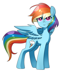 Size: 600x735 | Tagged: safe, artist:haydee, derpibooru import, rainbow dash, pegasus, pony, simple background, solo, transparent background