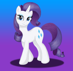 Size: 2006x1940 | Tagged: safe, artist:deannaphantom13, rarity, pony, unicorn, looking at you, smiling, solo