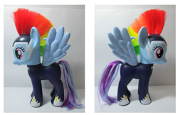 Size: 788x511 | Tagged: safe, derpibooru import, rainbow dash, zapp, pegasus, pony, doll, toy