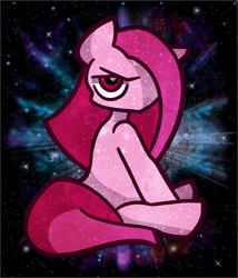 Size: 818x954 | Tagged: safe, artist:ochimoto, pinkie pie, earth pony, pony, glare, pinkamena diane pie, solo