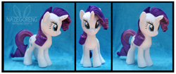 Size: 4187x1753 | Tagged: safe, artist:nazegoreng, rarity, custom, for sale, irl, photo, plushie