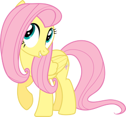 Size: 10753x10000 | Tagged: safe, derpibooru exclusive, fluttershy, pegasus, pony, absurd resolution, lip bite, simple background, solo, transparent background, vector